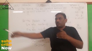 Q 1,Ex 4.3 Quadratic Equations Chapter 4Maths Class 10thNCERTPdf@maths guru by Hussain sir