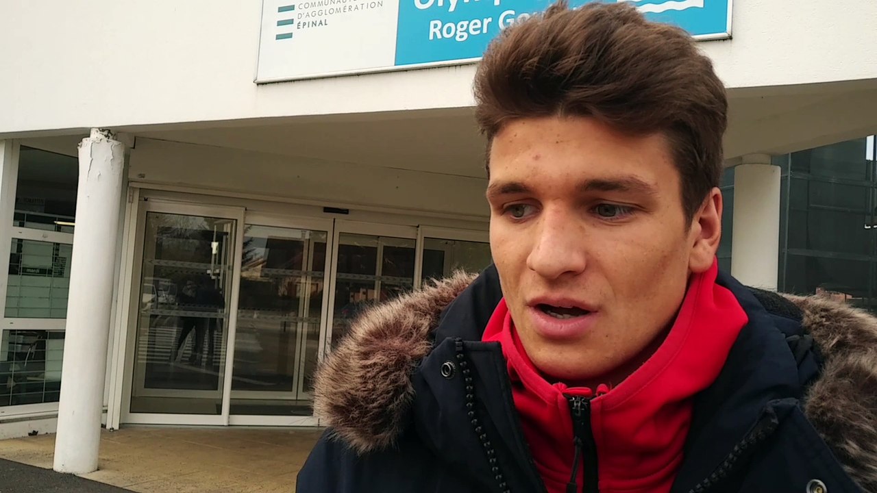 Le nageur vosgien Antoine Marc parle de ses objectifs pour la saison 2020