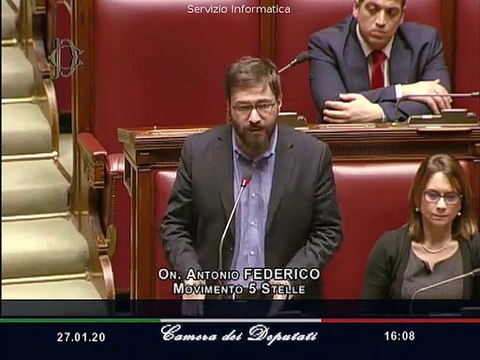 Antonio Federico intervento su mozioni e valorizzazione aree interne, rurali e montane (27.01.20)
