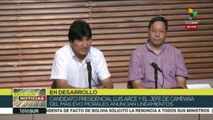 Evo: sectores sociales e indígenas, condenados por hacer política