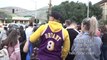 Kobe Bryant's death: Lakers fans pay tribute in Los Angeles