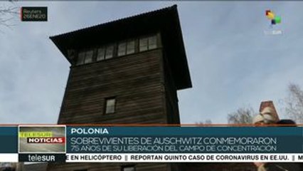 Auschwitz:polacos sobrevivientes conmemoran 75 años de su liberación