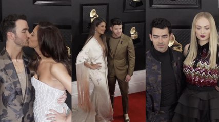 Jonas Brothers and J-Sisters at the 2020 Grammy Awards