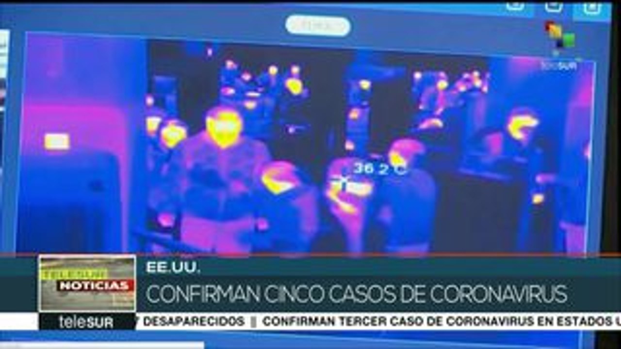 Confirma EE.UU. cinco casos de infección por coronavirus