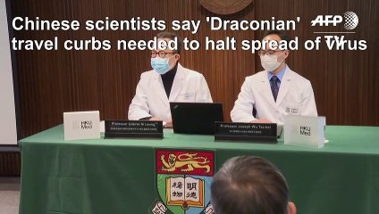 'Draconian' travel curbs needed to halt spread of virus: scientists