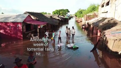 Torrential rain triggers flooding in Madagascar