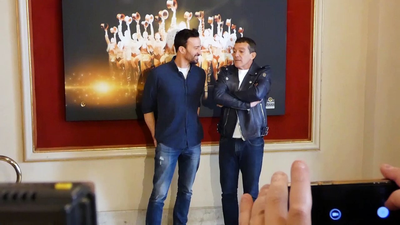 Banderas presenta su musical 'A Chorus Line' junto a Pablo Puyol