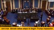 Senate takes steps to begin Trump impeachment trial -- UNITED STATES