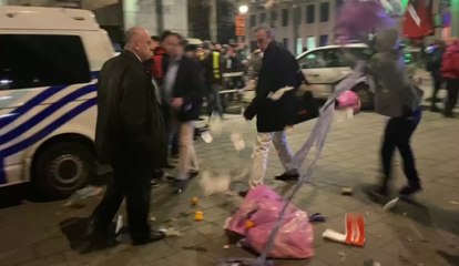 Bruxelles : situation tendue à la conférence « Back From Davos » au Cercle de Lorraine