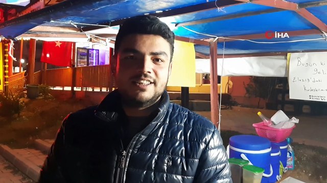 Seyyar satıcı tezgahını Elazığ için açtı