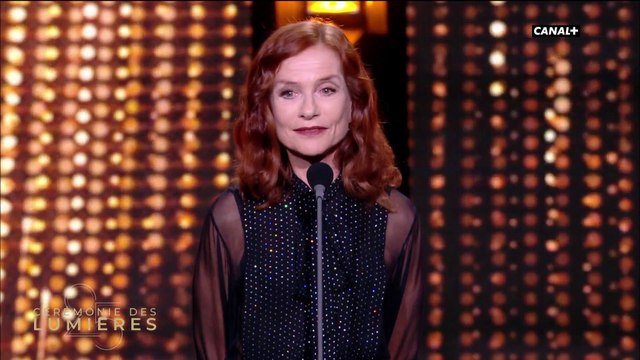 Isabelle Huppert ouvre la 25ème Cérémonie des Lumières - Lumières 2020