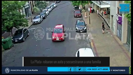 La Plata: robaron un pleno en centro y secuestraron a una familia