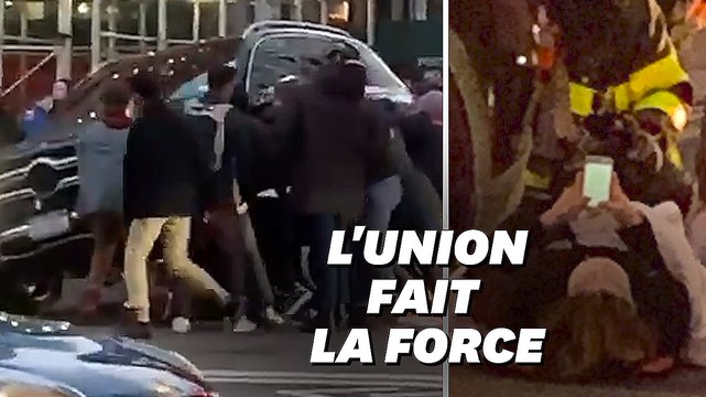 À New York, les efforts des piétons ne soulèvent pas des montagnes mais presque