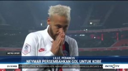 Neymar Persembahkan Gol untuk Kobe Bryant