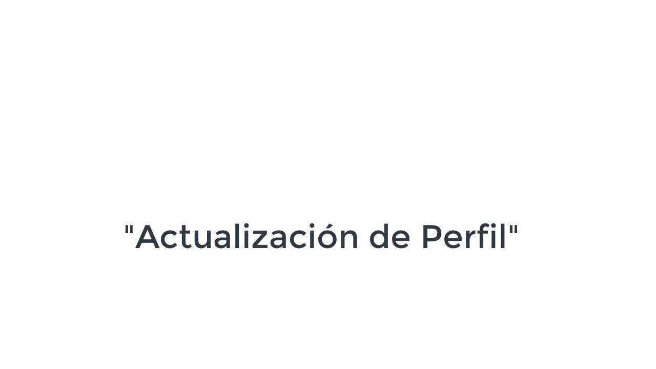 ¿Cómo actualizar el perfil en corefonet docentes?