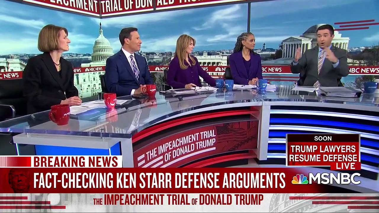 Ken Starr's opener a 'total, unmitigated, legal and constitutional disaster' for Trump's team