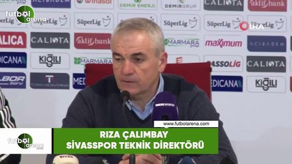 Rıza Çalımbay: "Cezalı ve sakat futbolcuların eksikliğini hissettik"