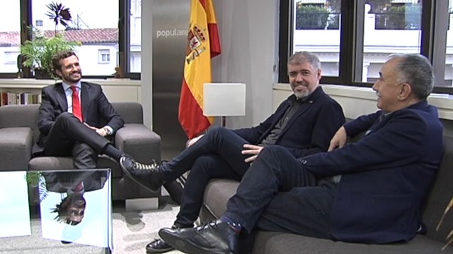 Casado se reúne con los líderes sindicales