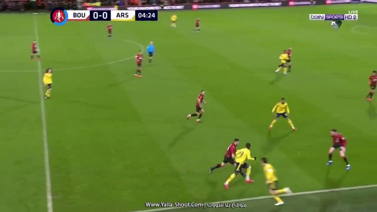 أهداف مباراة أرسنال ضد بورنموث في مباراة الليلة 2-1