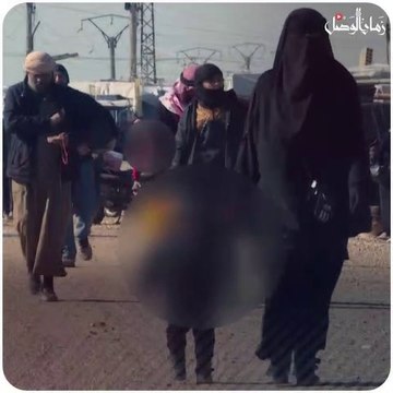 السلطات الكردية تنقل 21 طفلاً من جنسيات مختلفة خارج مخيم الهول - سوريا