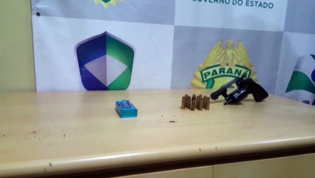 Polícia Militar apreende revólver e munições no Bairro Brasília