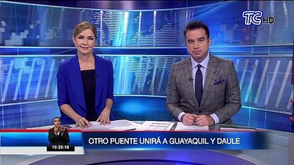 Puente que une Guayaquil con Daule se habilitará pronto