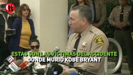 Victimas accidente Kobe Bryant