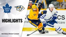 NHL Highlights | Maple Leafs @ Predators 1/27/20