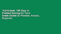 Full E-book  180 Days of Problem Solving for Third Grade (Grade 3): Practice, Assess, Diagnose