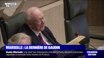 Jean-Claude Gaudin ovationné lors de son dernier conseil municipal à Marseille, après 25 ans de règne