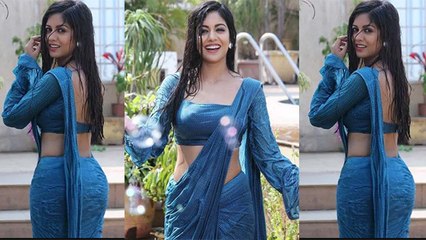 This actress seen in wet saree, pictures went viral। Boldsky