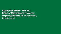 About For Books  The Big Book of Makerspace Projects: Inspiring Makers to Experiment, Create, and