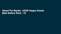 About For Books  LEON Happy Salads  Best Sellers Rank : #2