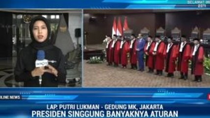 Presiden Hadiri Sidang Pleno Laporan Tahunan MK