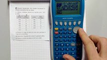 Utilisation Casio Statistiques à deux variables