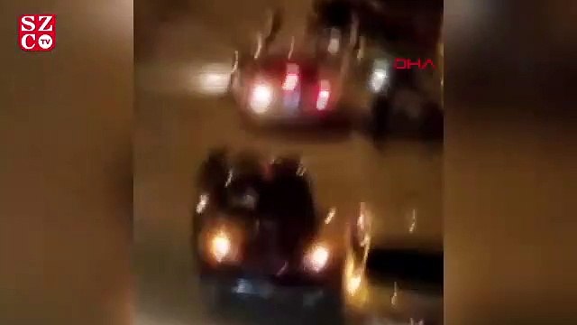 Alkollü sürücü 11 araca çarptı