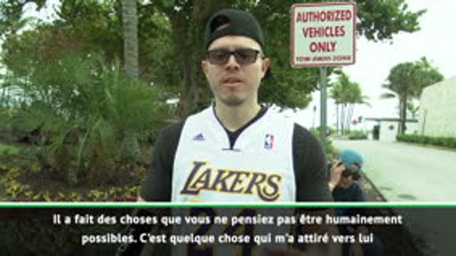 Décès de Kobe Bryant - C'était un super-héros pour les fans de Miami