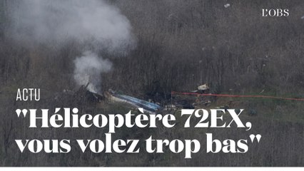 Le dernier échange audio entre l'hélicoptère transportant Kobe Bryant et le contrôle aérien