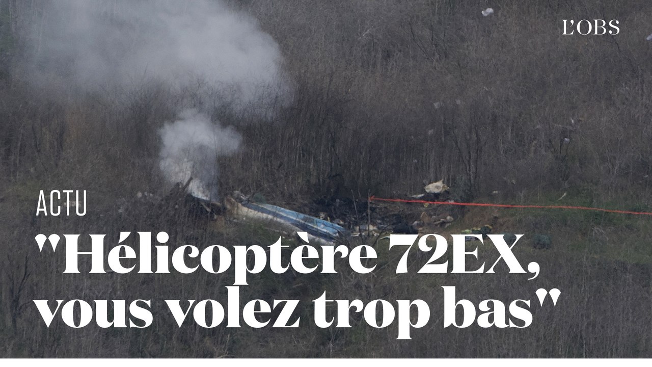 Le dernier échange audio entre l'hélicoptère tr...