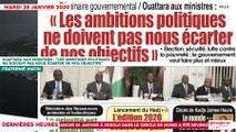 Le Titrologue du 28 janvier 2020 : Séminaire gouvernemental : Ouattara aux ministres- 