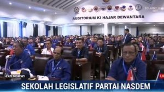 287 Anggota DPRD Kabupaten/Kota Ikuti Sekolah Legislatif Partai NasDem Angkatan ke-5