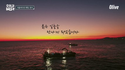 이렇~게 예쁩니다! 뭉클 벅차오르는, 새벽녘 겨울바다 힐링 영상!