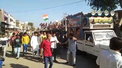 रतलाम के नामली में निकली विशाल तिरंगा यात्रा