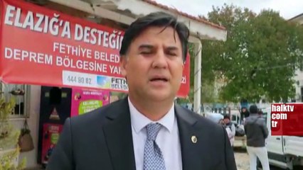 Fethiye'den Elazığ'a yardım eli: 4 kamyon yola çıktı