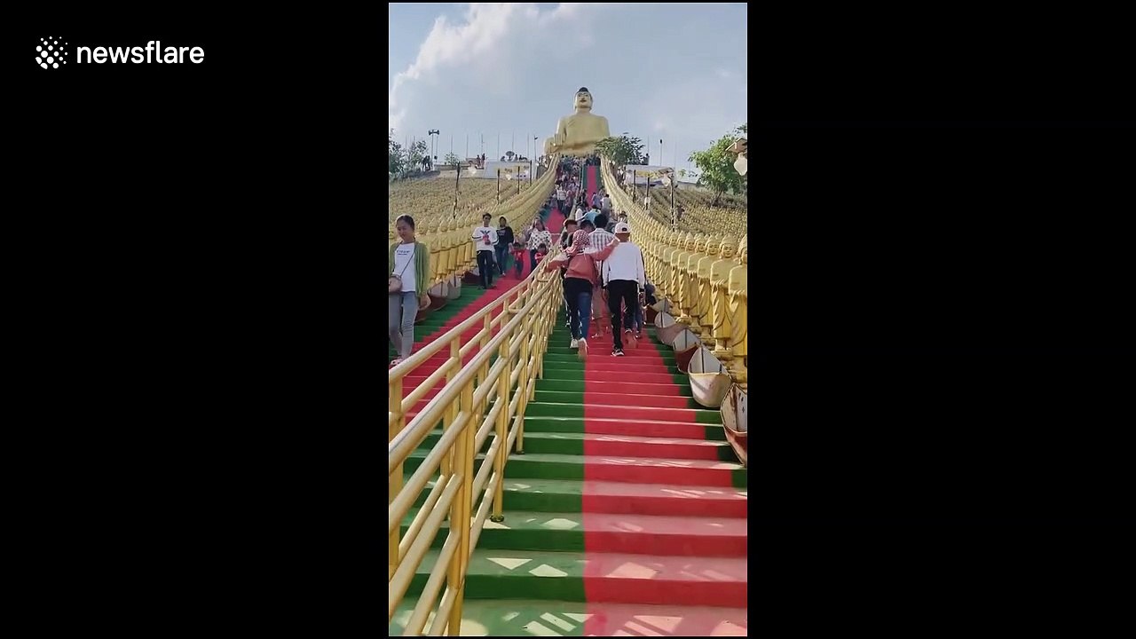 The ever-growing temple with tens of thousands of Buddha statues in Cambodia aims for 84,000 statues