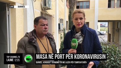Durrës/ Masa në port për koronavirusin, vendoset termometër me lazer për temperaturën