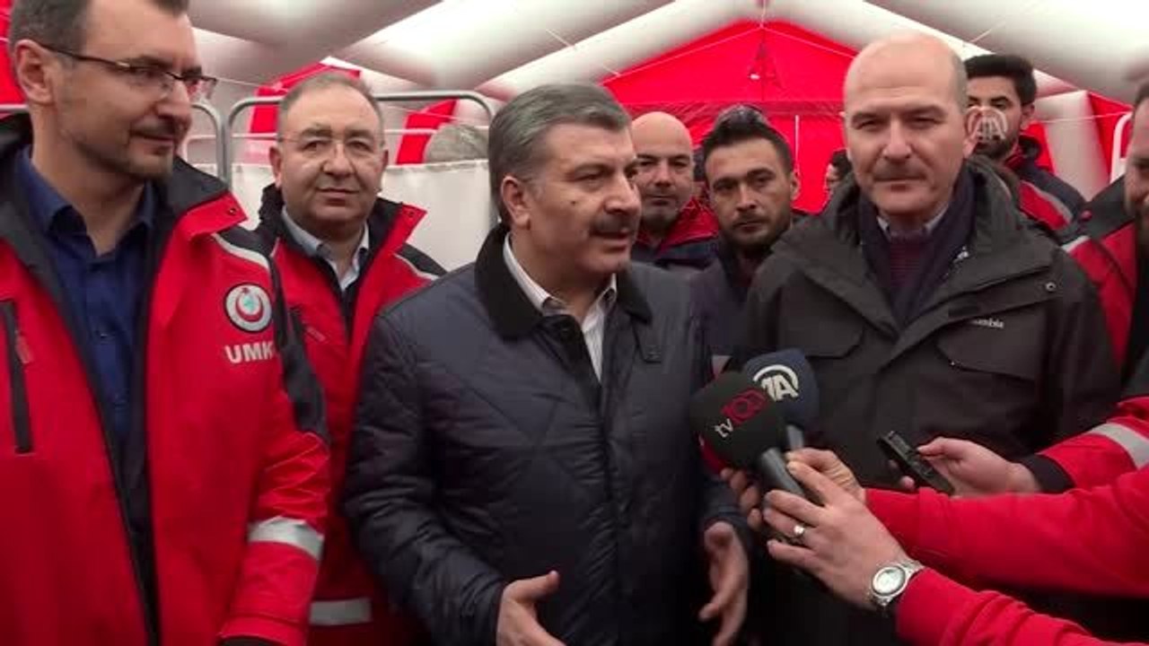 Koca: "Sivrice için entegre hastane inşaatına başlamak üzere karar verdik"