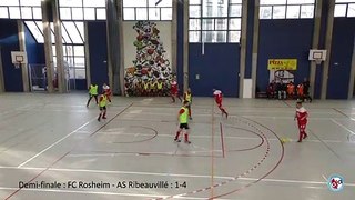 Demi-finale Challenge Futsal Alsace : FC Rosheim - AS Ribeauvillé : 1-4