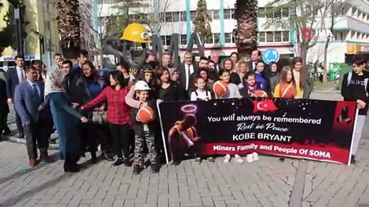 Kobe Bryant destek tweeti atmıştı; Soma faciasında yaşamlarını yitiren madencilerin aileleri Bryant'ı andı