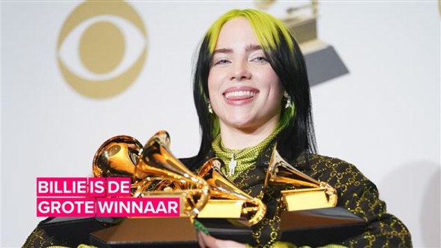 Billie Eilish schrijft geschiedenis bij de Grammy's